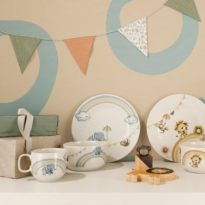 Walk Like An Elephant Children'S Crockery Set 3 Pcs.