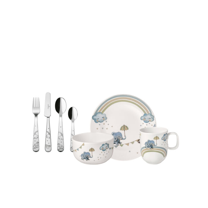 Walk Like An Elephant Children'S Crockery Set 7 Pcs.
