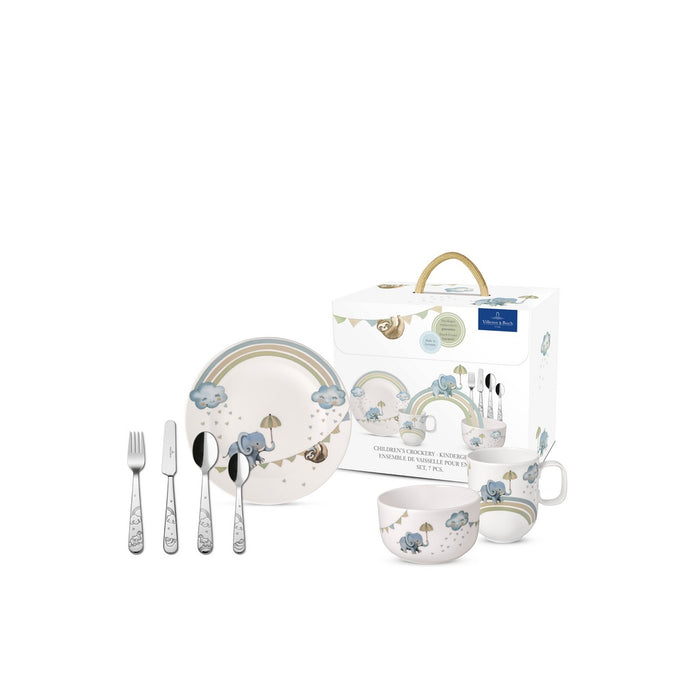 Walk Like An Elephant Children'S Crockery Set 7 Pcs.