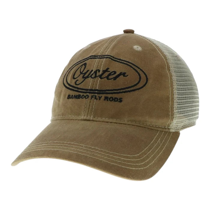 Wax Khaki Legacy Old Favorite Trucker Hats with Oyster patch