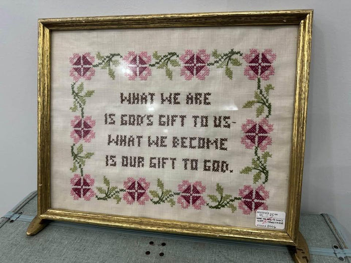 What We Are Cross Stitch