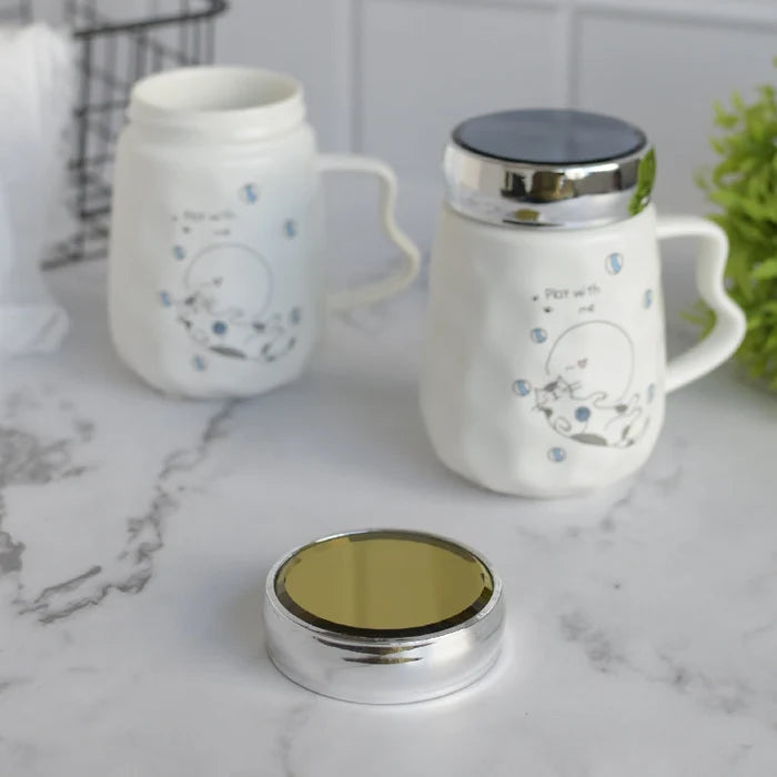 Whimsical Coffee Mug With Assorted Lid Coffee Mugs ERL