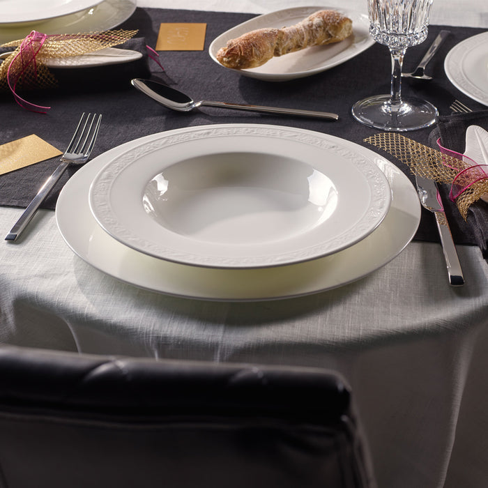 White Pearl Deep Plate 24 cm