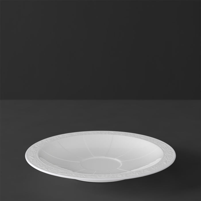 White Pearl Saucer for Coffee/ Tea Cup 16 cm