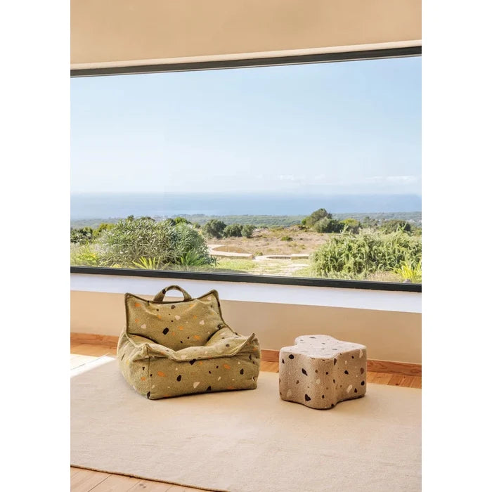 Wigiwama Terrazzo Sand Cloud Pouffe - Rugs by Roo