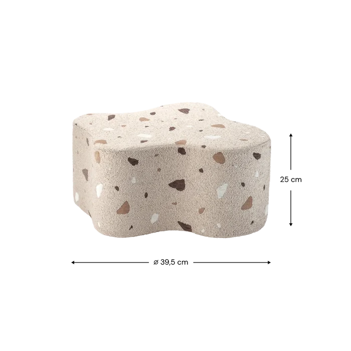 Wigiwama Terrazzo Sand Cloud Pouffe - Rugs by Roo