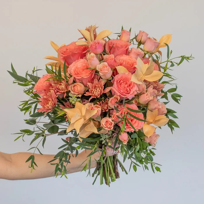 Wild Peach Flower Centerpieces Vase - Image