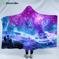 Wishing Tree by Cameron Gray Hooded Blanket