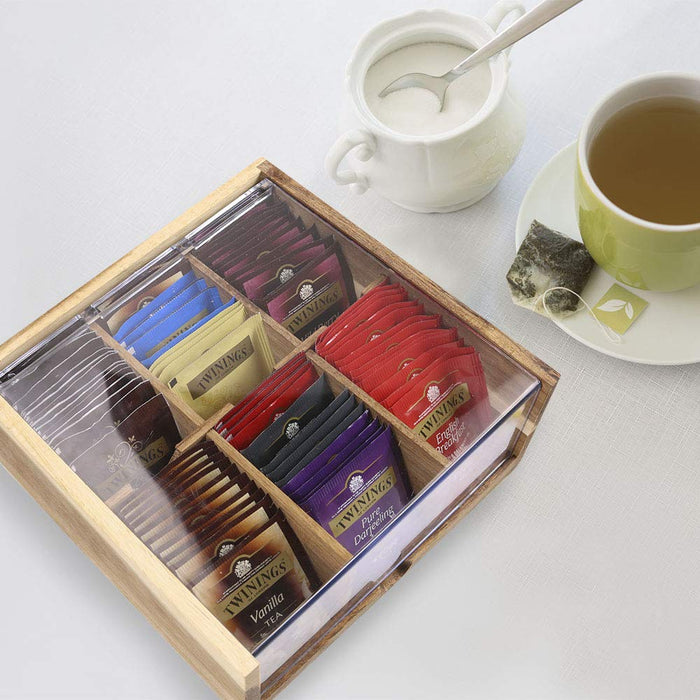 Wood Tea Bag Organizer