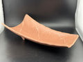 Woodfield Salmon Pink Three Toed Dish