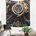 World Bridger by LightWizard Visionary Tapestry