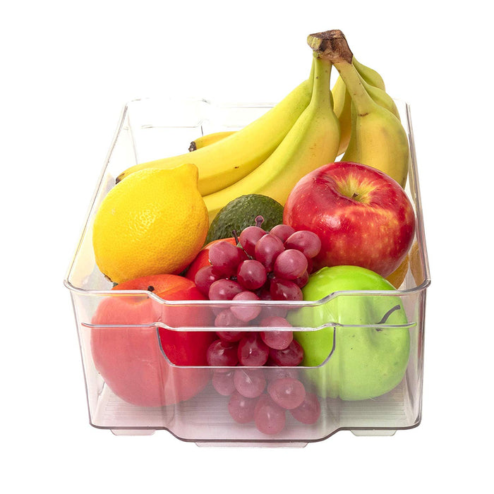 X-Large Fridge Organizer Bins Set of 4