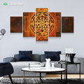 Yantra by McAshe 5-Piece Canvas
