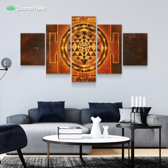 Yantra by McAshe 5-Piece Canvas