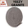 Yeezy Laces 3M Reflective Rope Laces V2 - Granite Laces Grey for Yeezy Granite / Slate