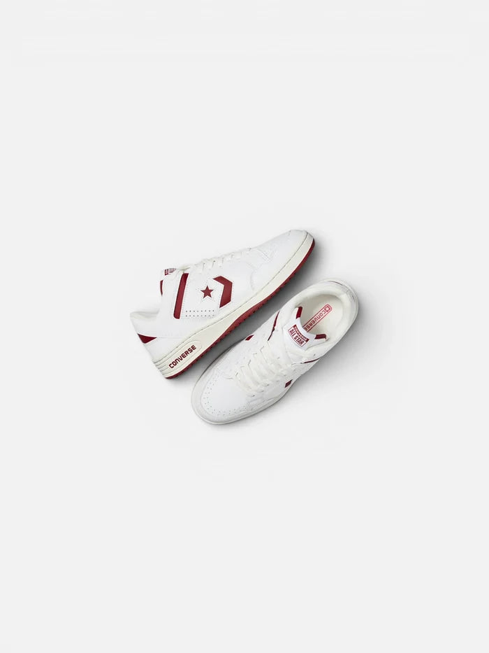 Zapatillas Converse Weapon Ox Blanco Blanco Bordo
