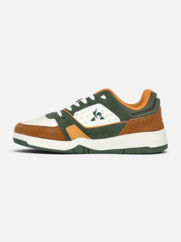 Zapatillas Le Coq Sportif LCS Pro Star Perf Blanco verde marron