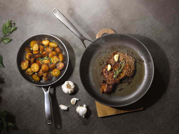 ZERO – NATÜRLICH ANTIHAFT WOK+SAUTIER-SET – 2 TEILE - 3
