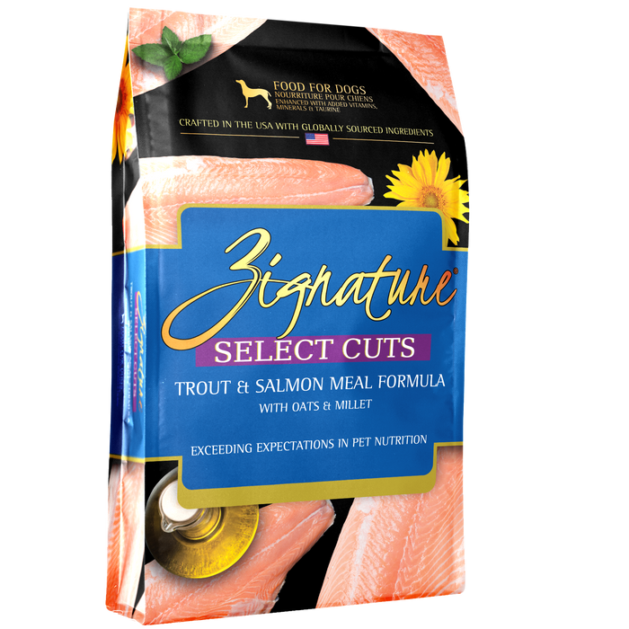 Zignature Select Cuts Trout and Salmon Formula Dog Food