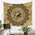 Zodiac Yin Yang Tapestry by McAshe